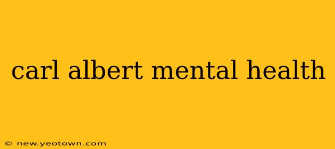 carl albert mental health