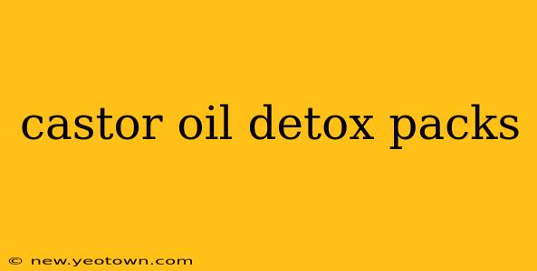 castor oil detox packs