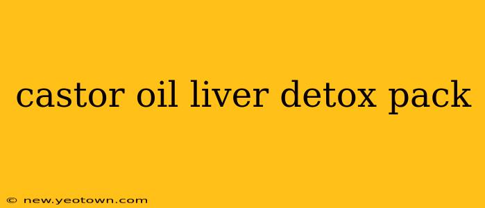 castor oil liver detox pack