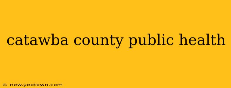 catawba county public health