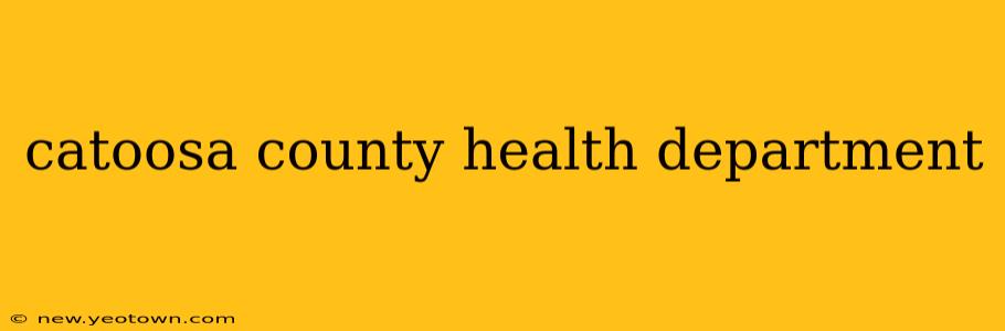 catoosa county health department