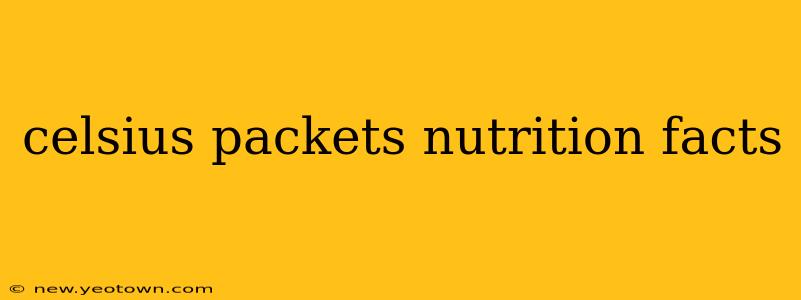 celsius packets nutrition facts