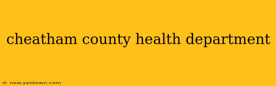 cheatham county health department