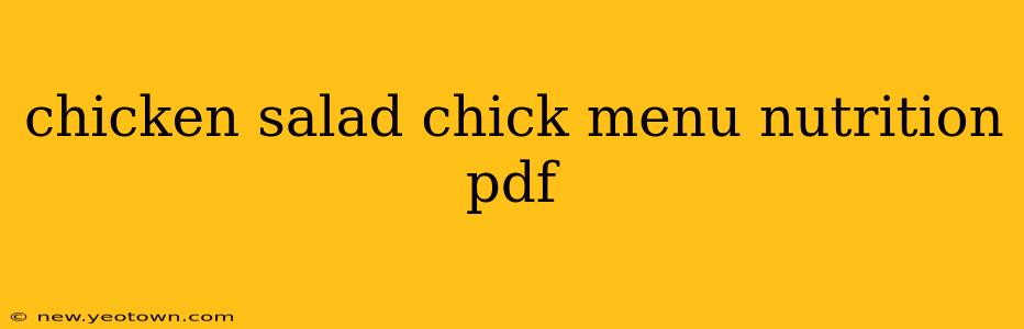 chicken salad chick menu nutrition pdf