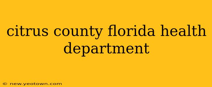 citrus county florida health department
