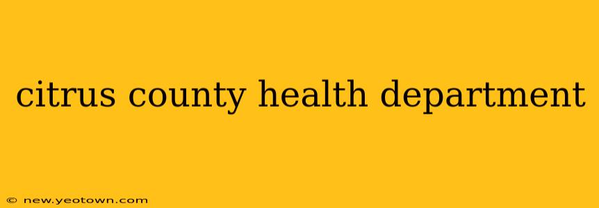 citrus county health department