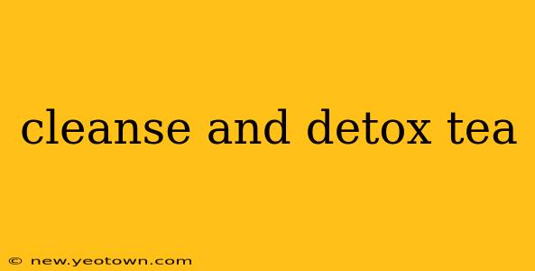cleanse and detox tea