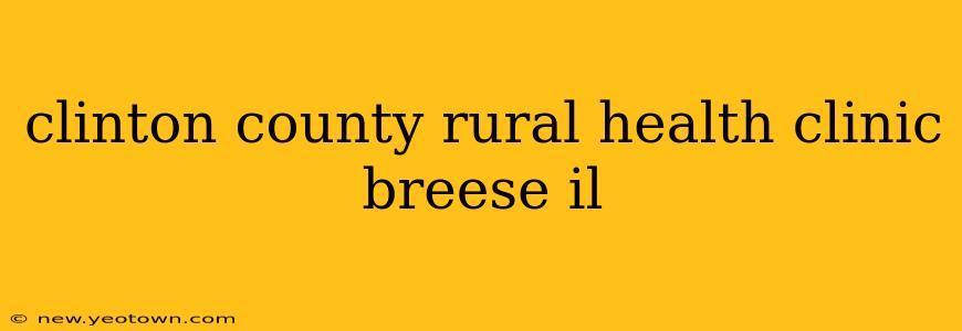 clinton county rural health clinic breese il