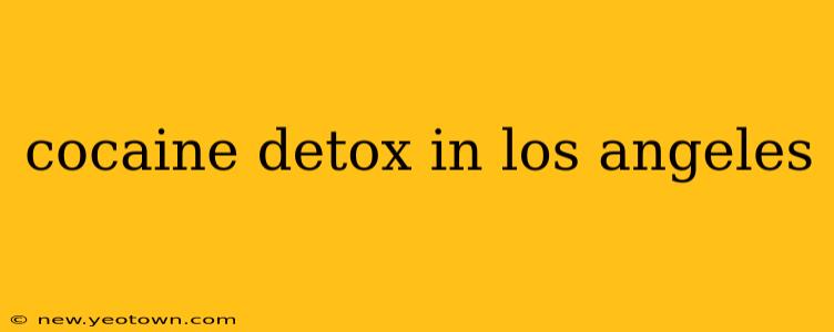cocaine detox in los angeles