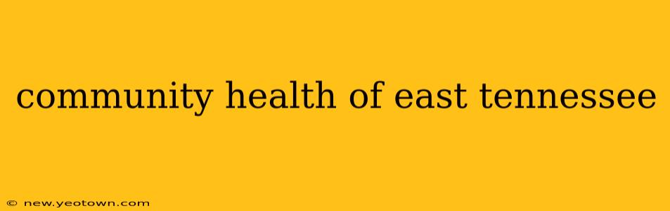 community health of east tennessee