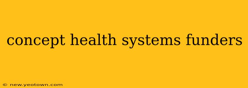 concept health systems funders