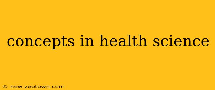 concepts in health science