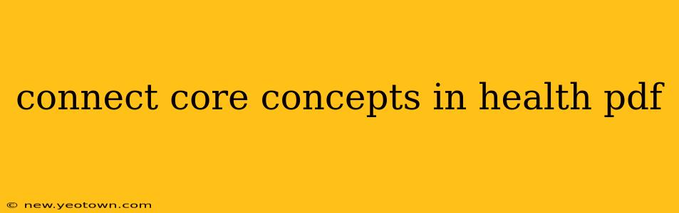 connect core concepts in health pdf