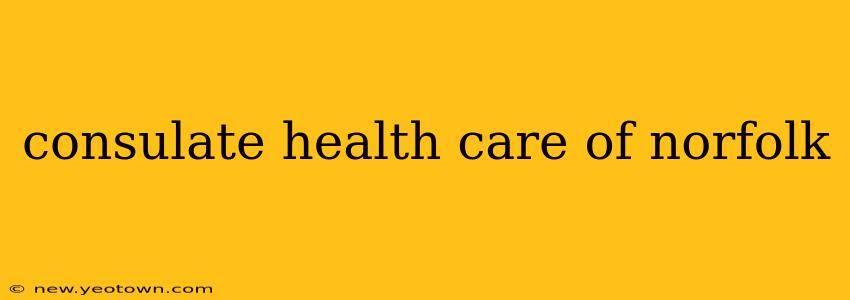 consulate health care of norfolk