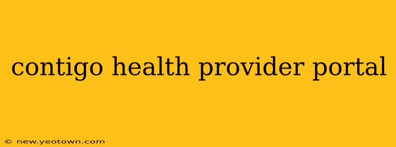 contigo health provider portal
