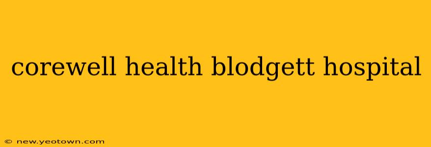 corewell health blodgett hospital