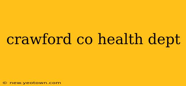 crawford co health dept