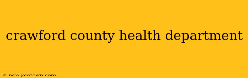 crawford county health department