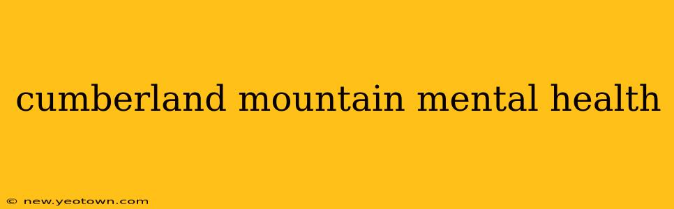 cumberland mountain mental health