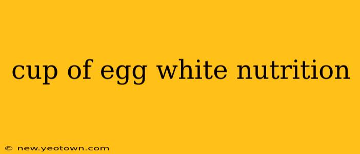 cup of egg white nutrition