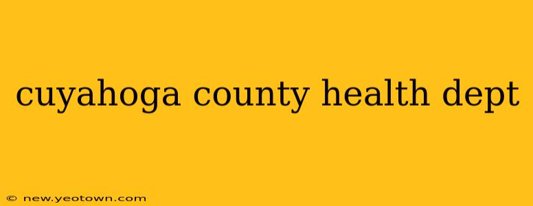 cuyahoga county health dept