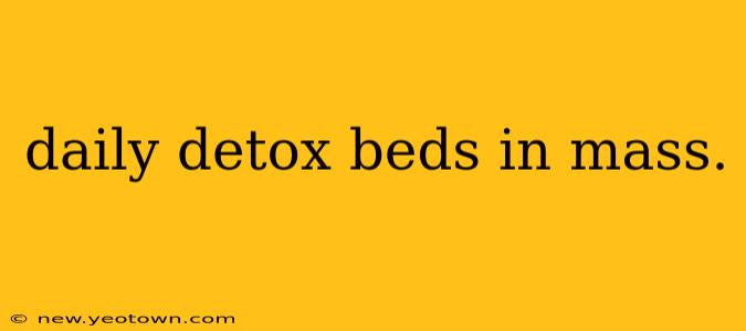 daily detox beds in mass.