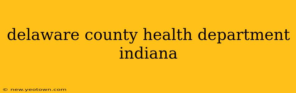 delaware county health department indiana