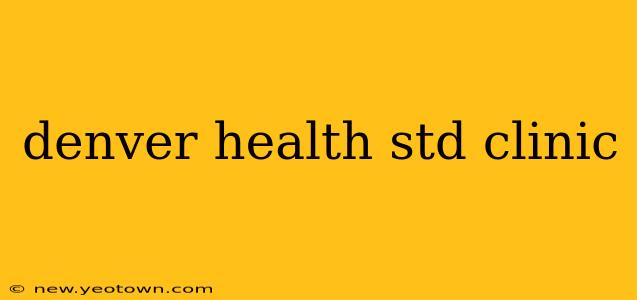 denver health std clinic