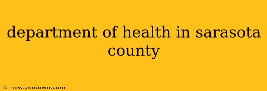department of health in sarasota county