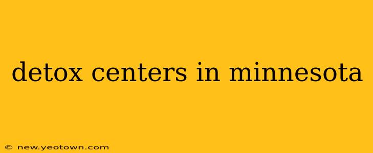 detox centers in minnesota