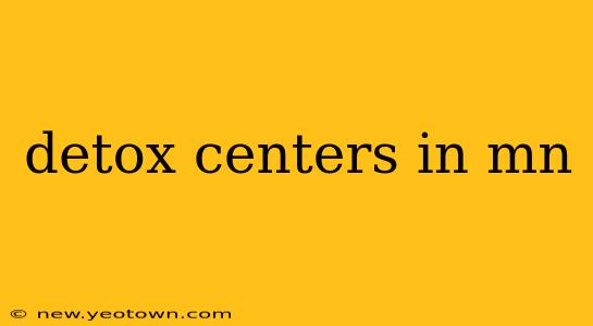 detox centers in mn