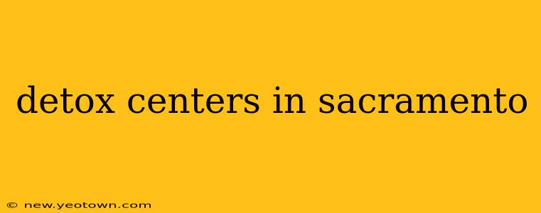 detox centers in sacramento