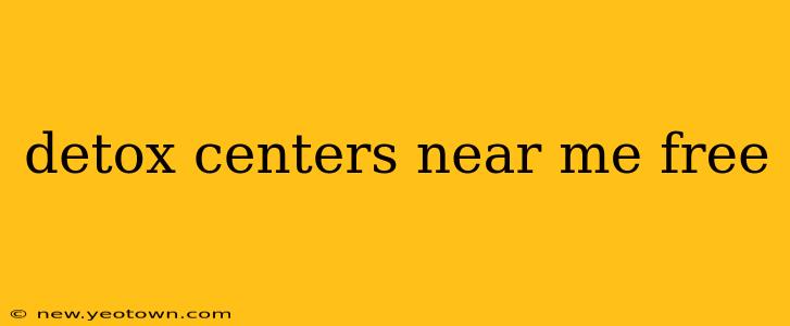 detox centers near me free
