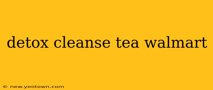 detox cleanse tea walmart