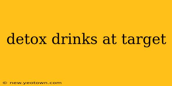 detox drinks at target