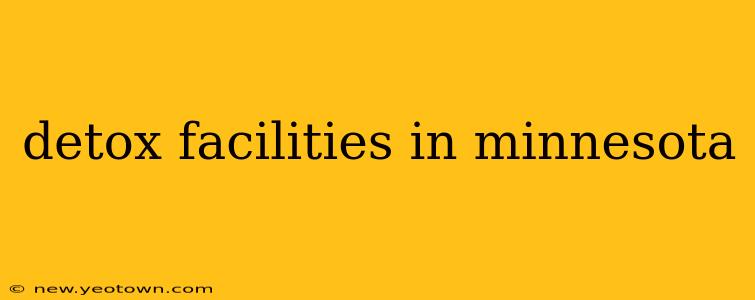 detox facilities in minnesota