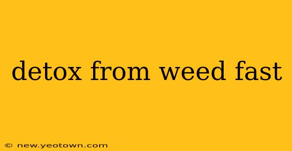 detox from weed fast