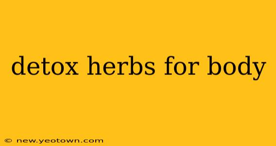 detox herbs for body