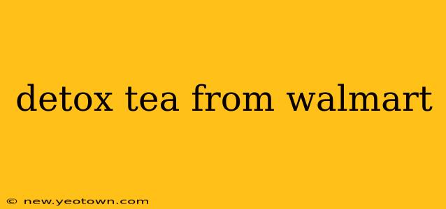 detox tea from walmart