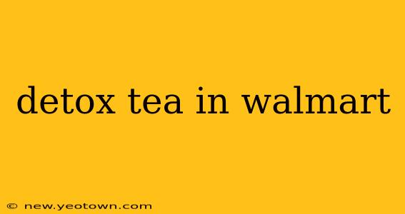 detox tea in walmart