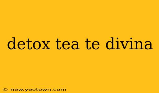 detox tea te divina