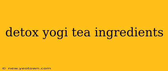 detox yogi tea ingredients