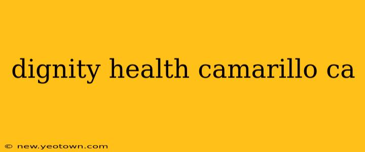 dignity health camarillo ca