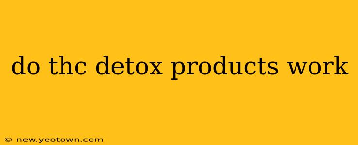 do thc detox products work
