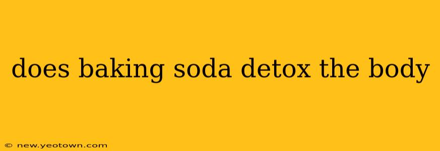 does baking soda detox the body