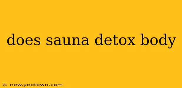 does sauna detox body