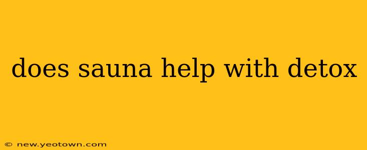 does sauna help with detox