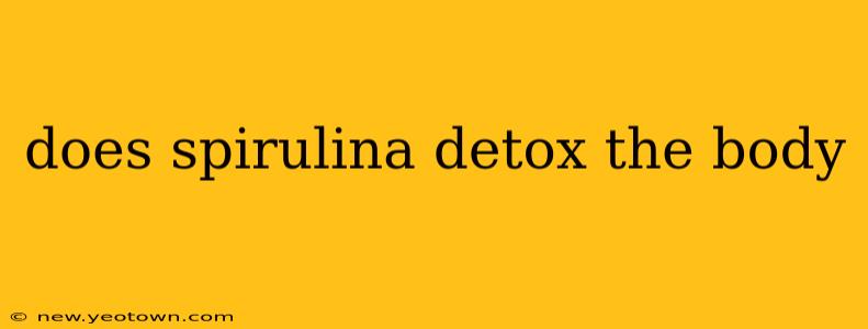 does spirulina detox the body
