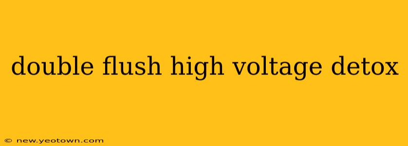 double flush high voltage detox
