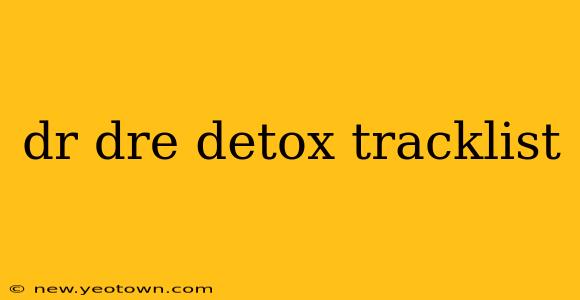 dr dre detox tracklist